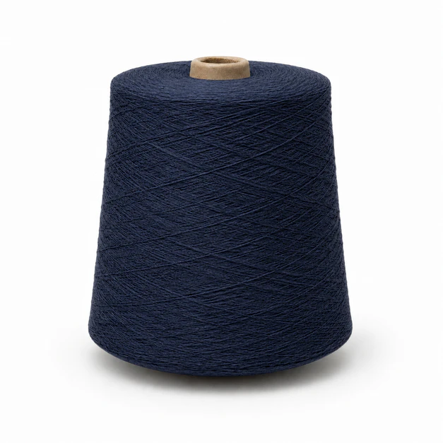 Custom and blended industrial yarns for textile manufacturing